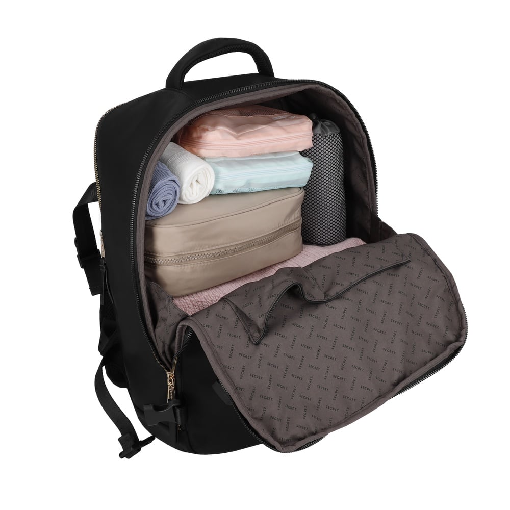 MOCHILA DE VIAJE OXFORD GRANDE NEGRA - 5