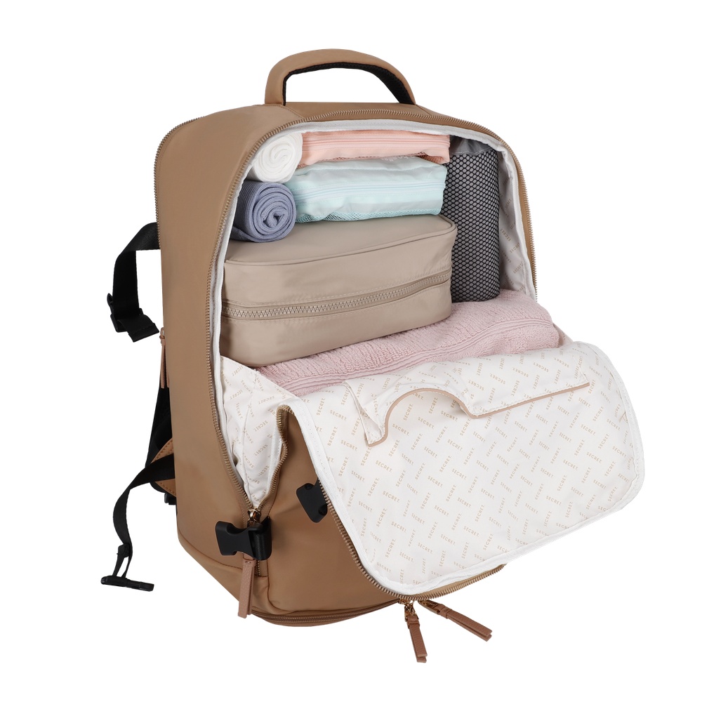 MOCHILA DE VIAJE OXFORD GRANDE BEIGE - 5