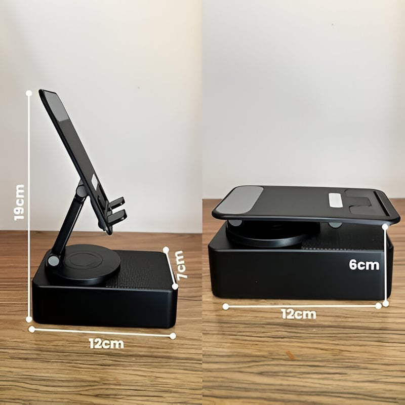 SOPORTE PARA CELULAR CON BOCINA BLUETOOTH - 5