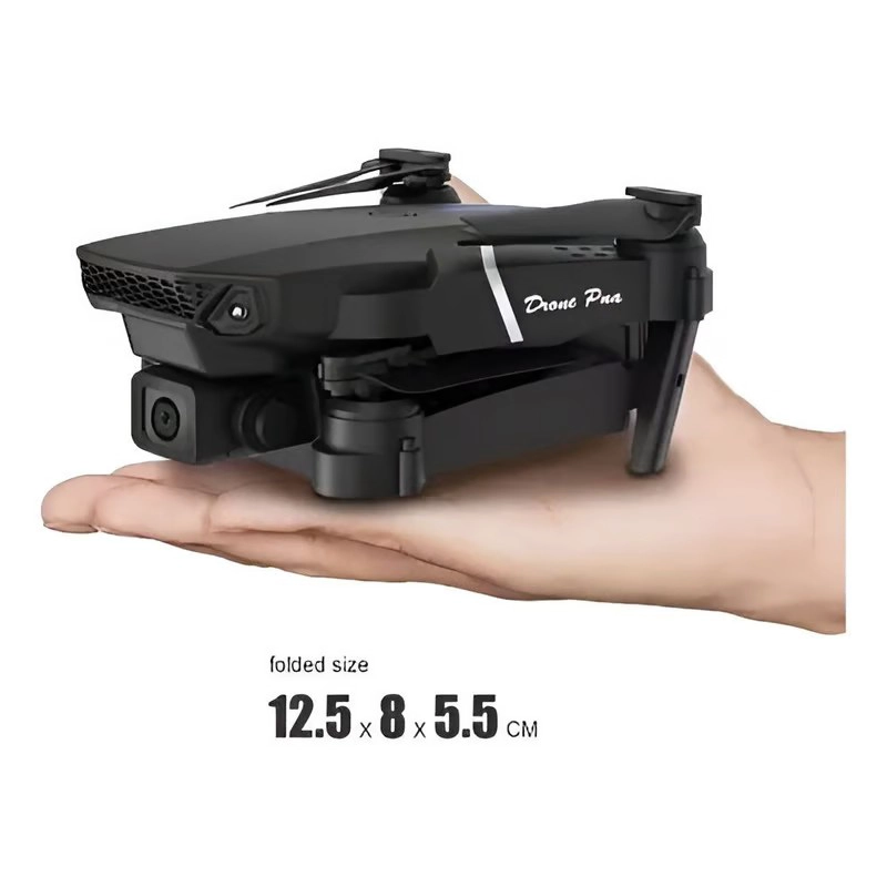 DRON E88 PRO DOBLE CAMARA HD SHOOTING ESTUCHE Y REPUESTO - 5