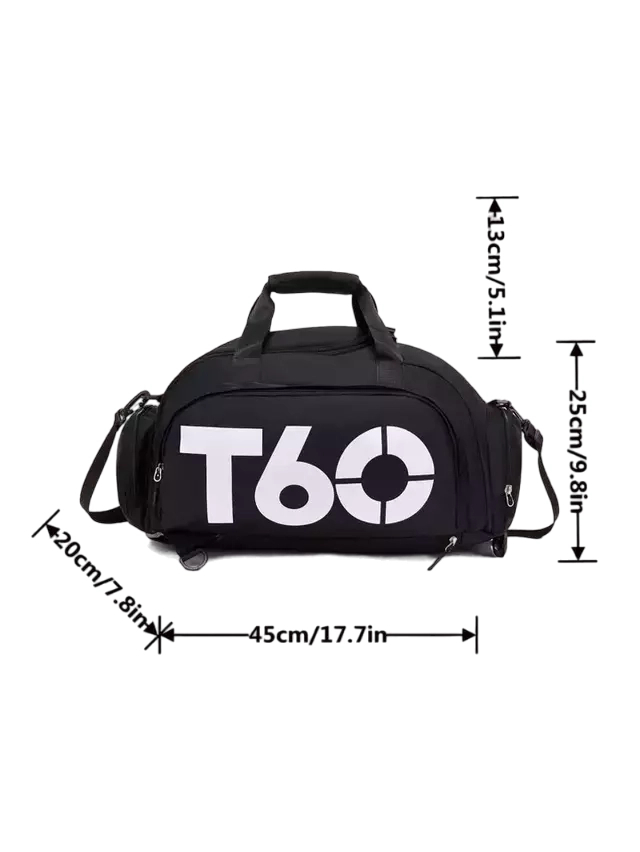 BOLSO MOCHILA T60 COLOR BLACK - 6