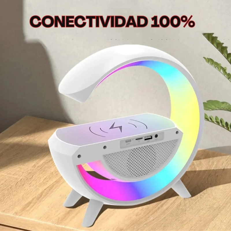 PARLANTE G - 6 EN 1 CARGADOR INALÁMBRICO Y LUZ LED - 4