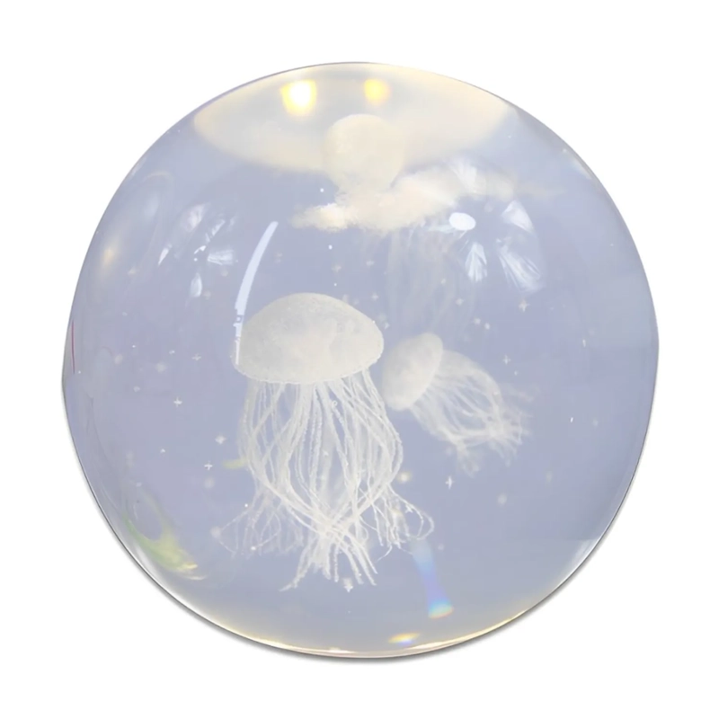 LAMPARA DECORATIVA DE ASTRONAUTA - ESFERA DE CRISTAL - 5