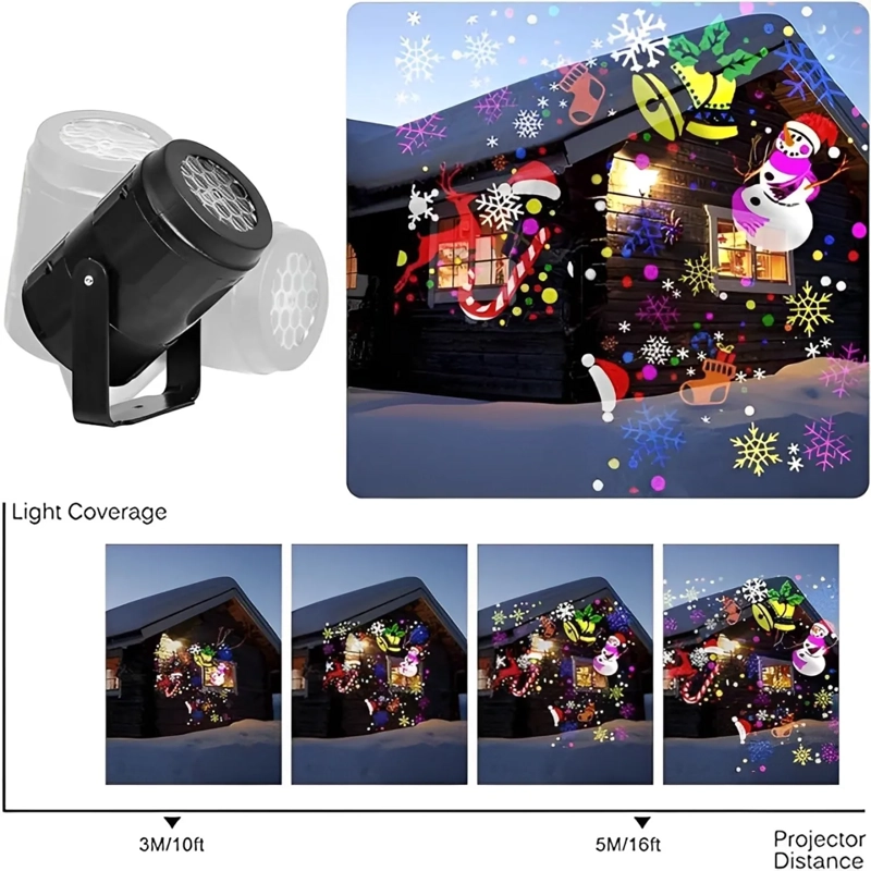 PROYECTOR DE LUCES LED NAVIDEÑO - 4