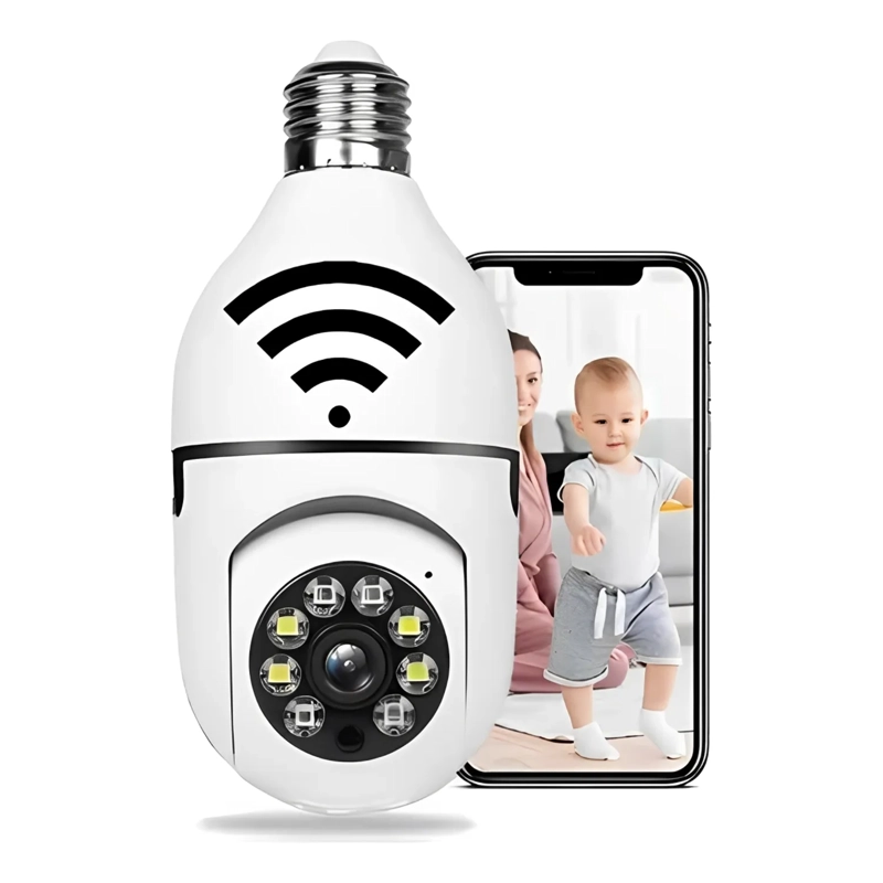 FOCO CÁMARA LED ESPÍA V360 PRO - 1