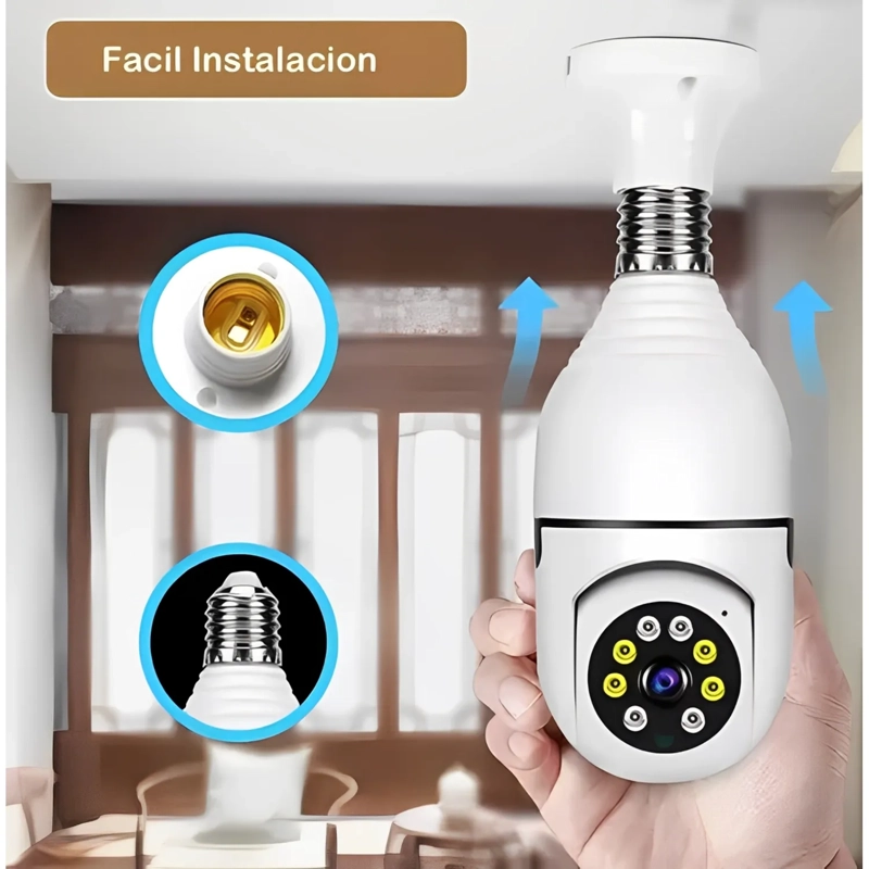 FOCO CÁMARA LED ESPÍA V360 PRO - 2