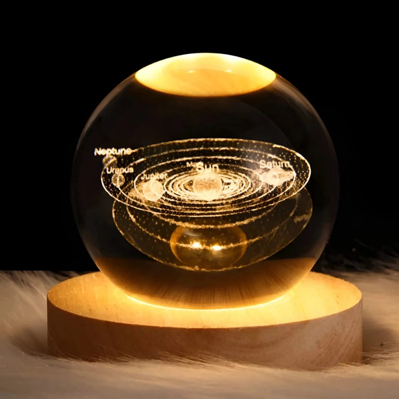 ESFERA LUMINOSA DE CRISTAL 3D - 4