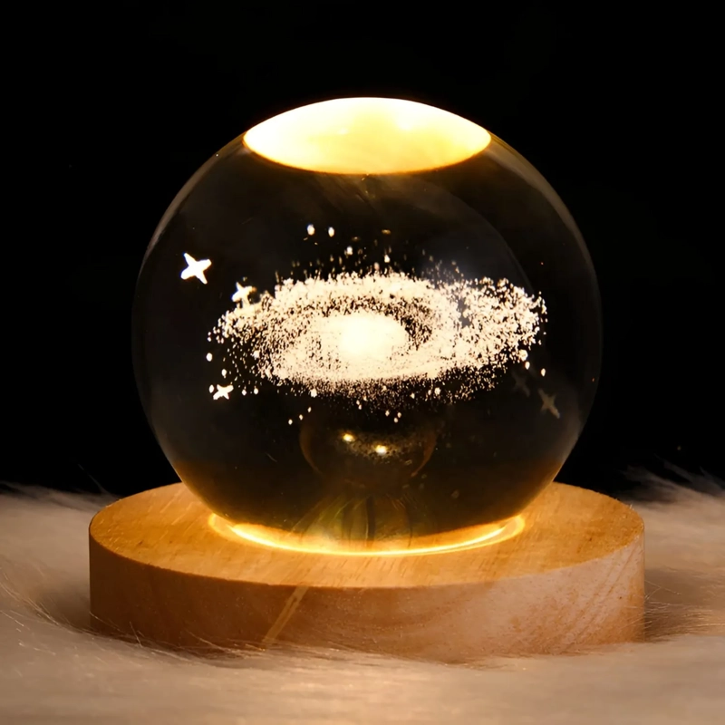 ESFERA LUMINOSA DE CRISTAL 3D - 5