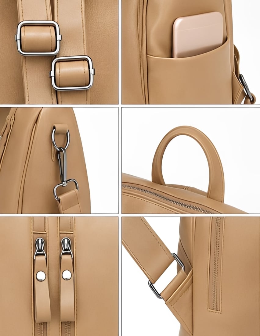 MOCHILA MILAN DE CUERO PARA MUJER - NUEVA VERSIÓN COREANA 2026 - 3