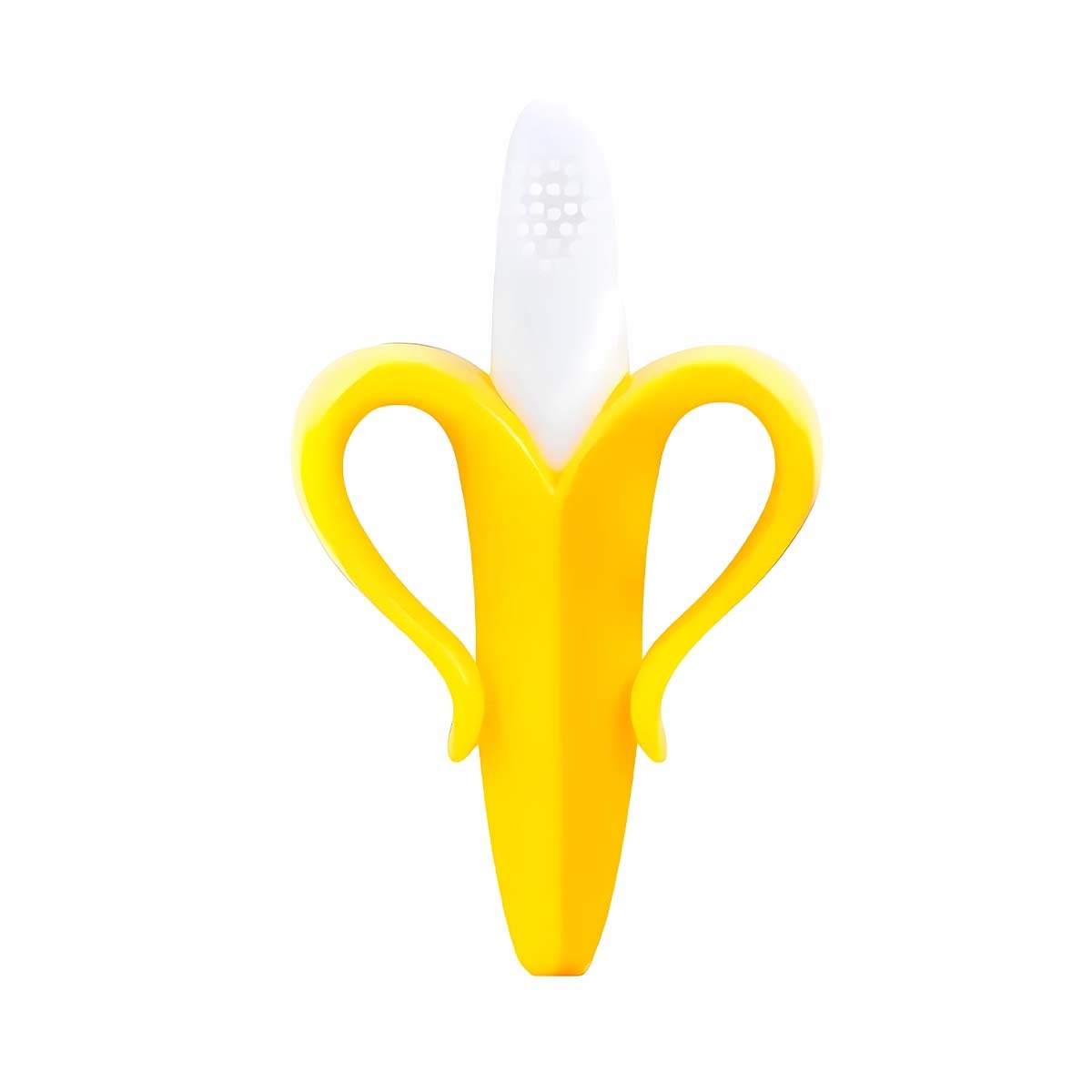 MORDEDOR SILICONA BEBES ESTILO BANANA CON ESTUCHE - 1