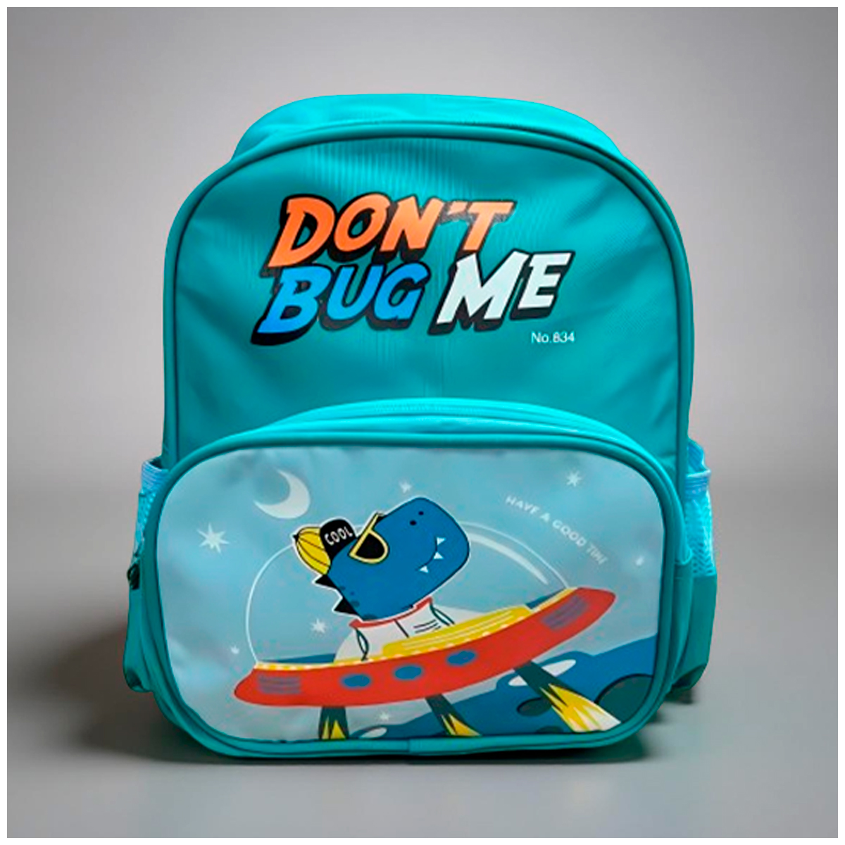 MOCHILA PARA NIÑOS COLOR TURQUESA - 3
