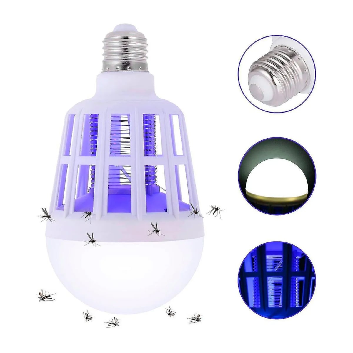 FOCO LED MATA INSECTOS ELÉCTRICO 2 EN 1 - 2