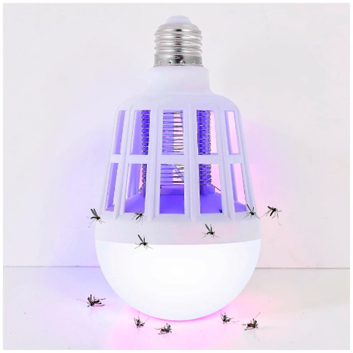 FOCO LED MATA INSECTOS ELÉCTRICO 2 EN 1 - 3