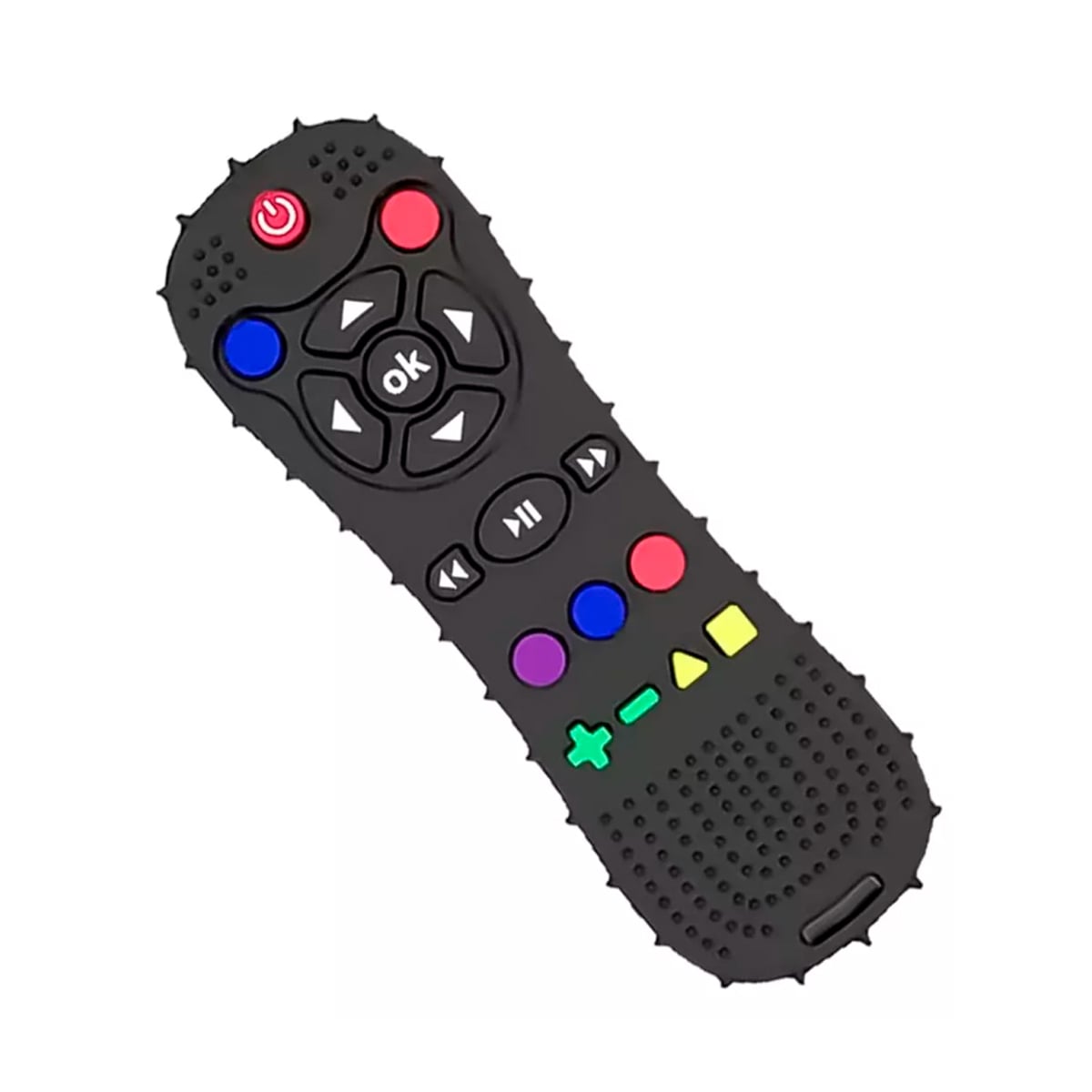 MORDEDOR CON FORMA DE CONTROL REMOTO PARA BEBÉS NEGRO ERGONÓMICO - 3