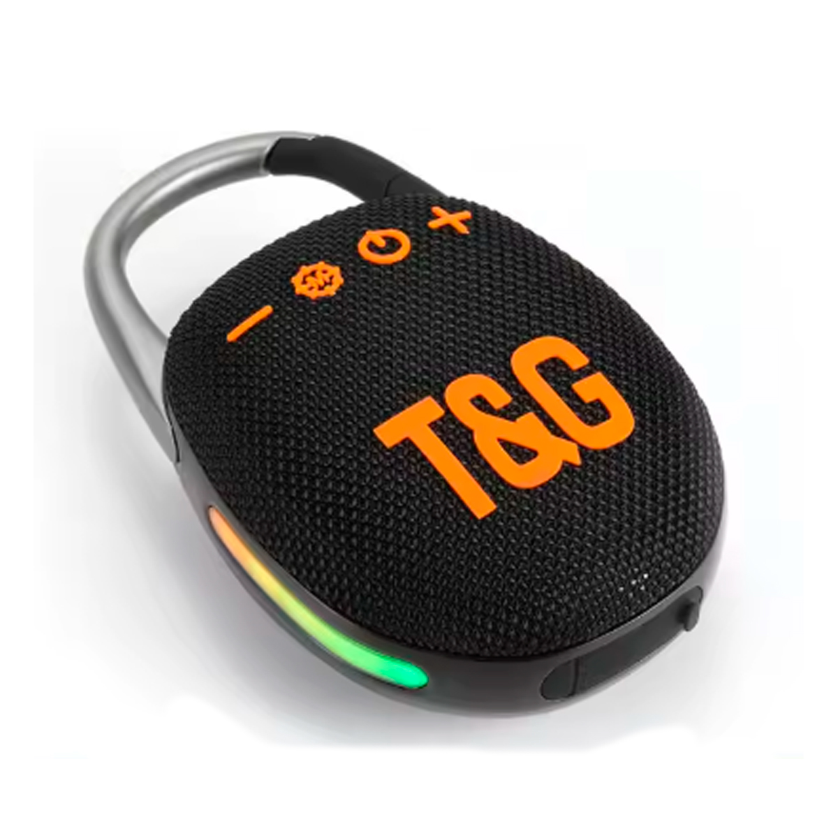 MINI PARLANTE BLUETOOTH CON CLIP COLOR NEGRO - 1