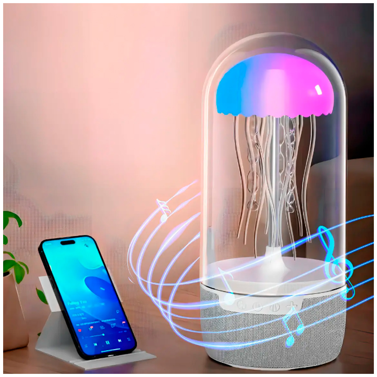 PARLANTE LÁMPARA DE MEDUSA BLUETOOTH - 3