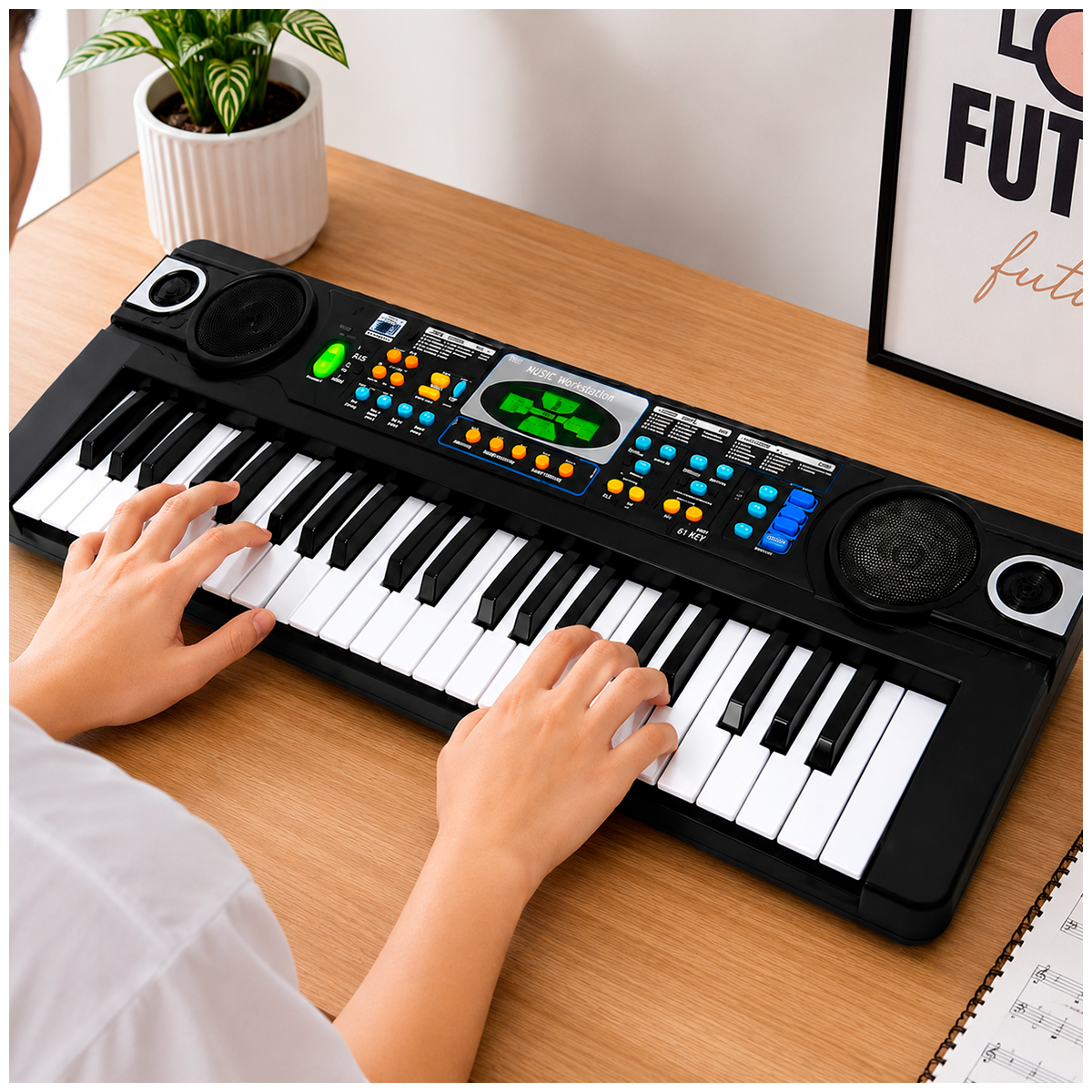 PIANO MUSICAL DE 37 TECLAS CON RADIO - 3