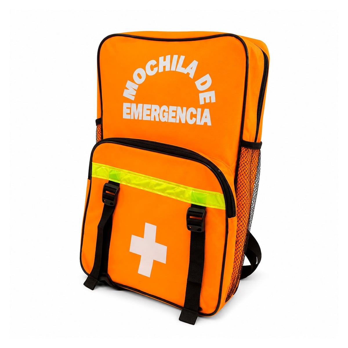 MOCHILA DE EMERGENCIA MULTIFUNCIONAL DE ALTA CAPACIDAD NARANJA - 1