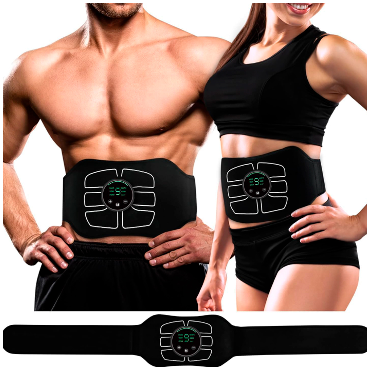 CINTURÓN Y BRAZALETE DE ELECTROESTIMULACIÓN MUSCULAR - 3