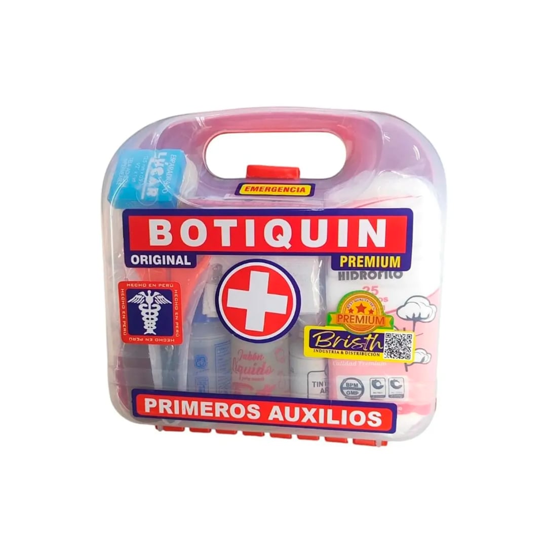 BOTIQUÍN DE EMERGENCIA TIPO LONCHERA PRIMEROS AUXILIOS - 1
