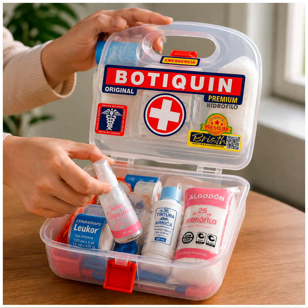 BOTIQUÍN DE EMERGENCIA TIPO LONCHERA PRIMEROS AUXILIOS - 3
