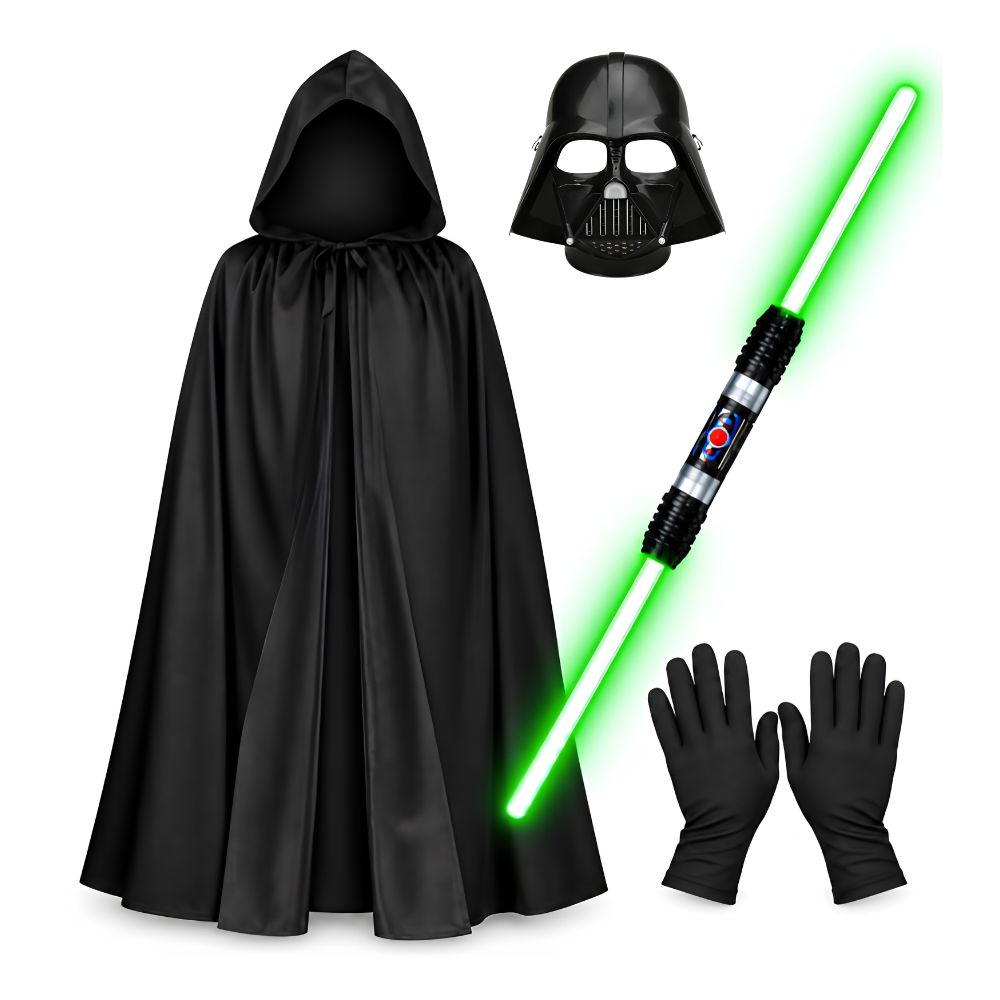 DISFRAZ DE VILLANO ESPACIAL DARTH VADER TALLA L COSPLAY HALLOWEEN - 2