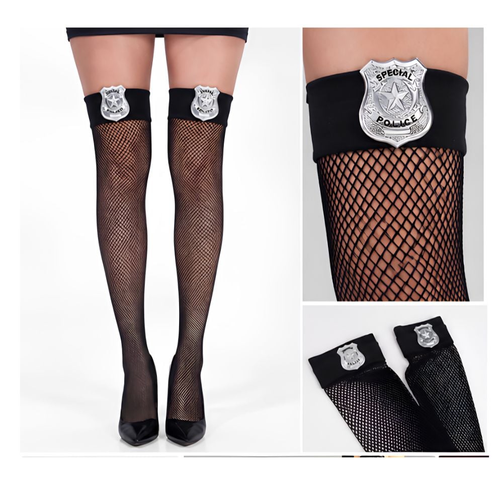 PANTIS RED POLICIA SEXY PARA DISFRAZ COSPLAY HALLOWEEN - 2