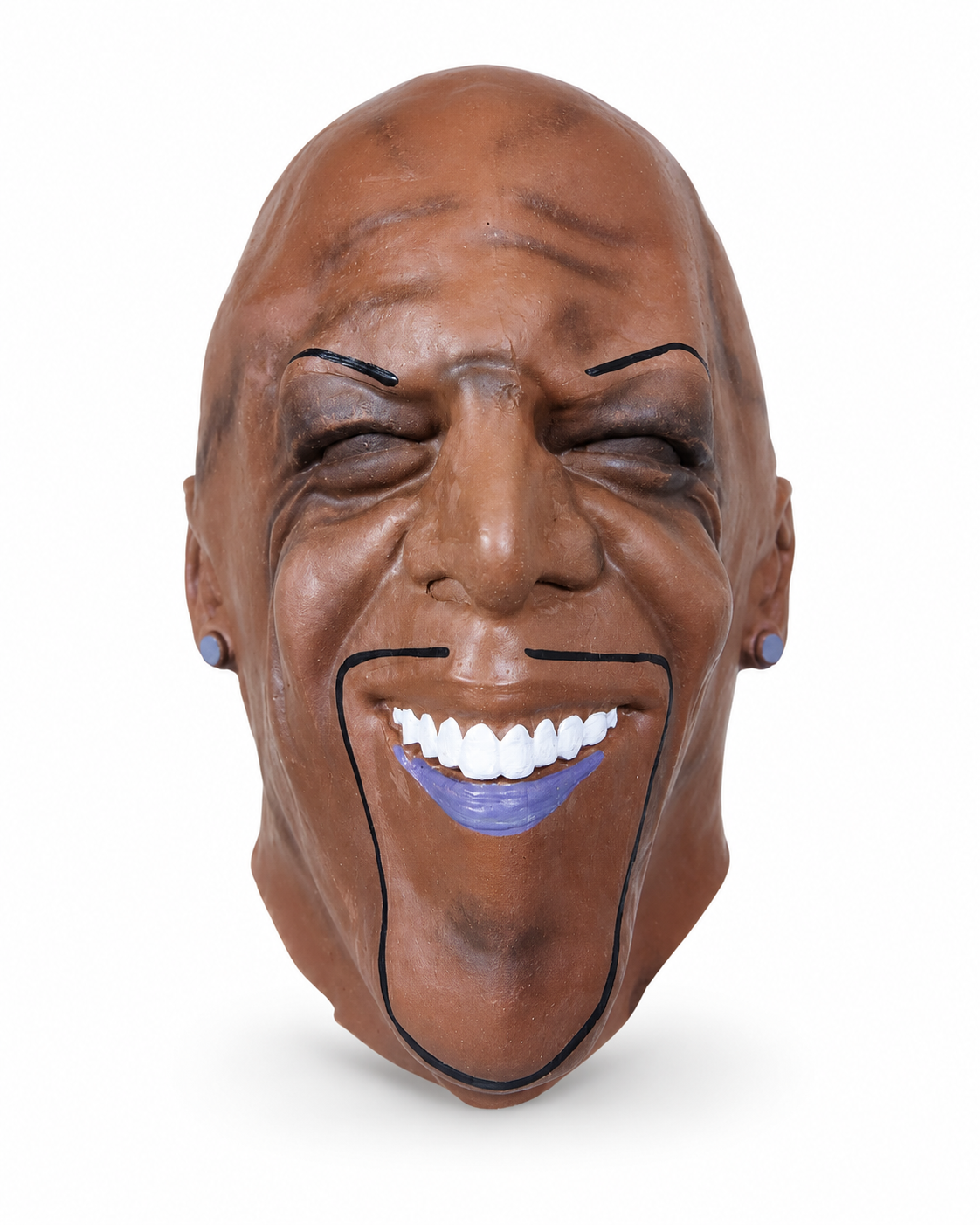 MÁSCARA CARICATURESCA SONRIENTE DE LÁTEX PARA HALLOWEEN FIESTA COSPLAY - 1