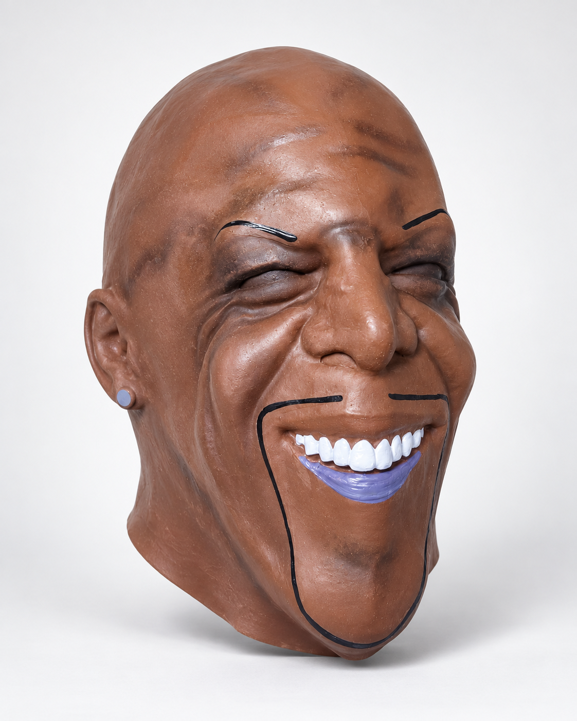 MÁSCARA CARICATURESCA SONRIENTE DE LÁTEX PARA HALLOWEEN FIESTA COSPLAY - 2