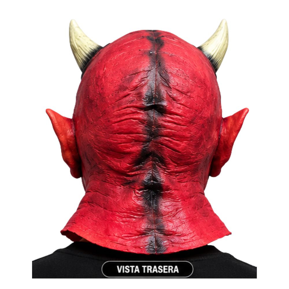 MÁSCARA DE LÁTEX DIABLO ROJO HALLOWEEN COSPLAY FIESTAS - 2