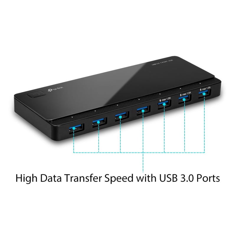 HUB TP-LINK UH700 PORTÁTIL USB 3.0 7 PUERTOS - 2