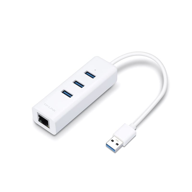 ADAPTADOR USB TP-LINK UE330 CON HUB 3 PUERTOS USB 3.0 GIGABIT - 1