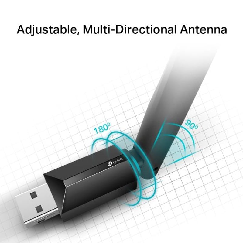 ADAPTADOR USB TP-LINK ARCHER T2U PLUS DOBLE BANDA INALÁMBRICO - 4