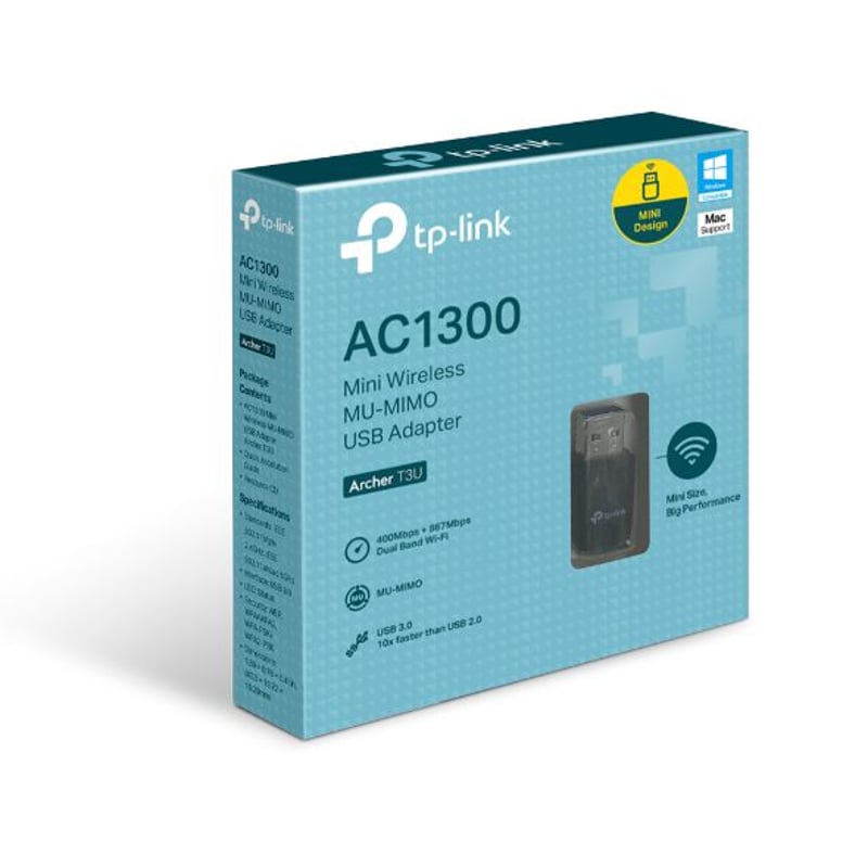 MINI ADAPTADOR TP-LINK ARCHER T3U USB INALÁMBRICO - 2
