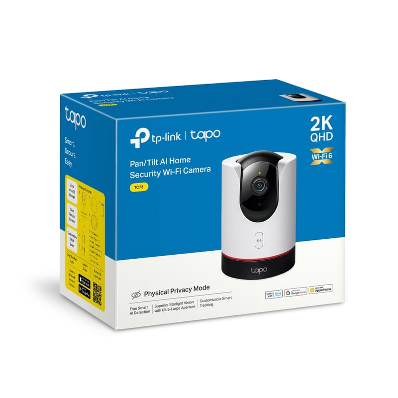 CÁMARA DE SEGURIDAD PANORÁMICA/INCLINABLE WI-FI 2K TAPO C225 - 6