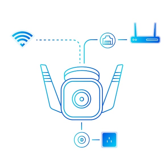 CÁMARA SEGURIDAD TP-LINK TAPO C310 EXTERIORES WI FI 3MP 128 GB - 4