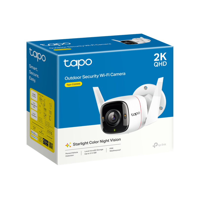 CÁMARA DE SEGURIDAD PARA EXTERIORES WI-FI 2K QHD TAPO C325WB - 5