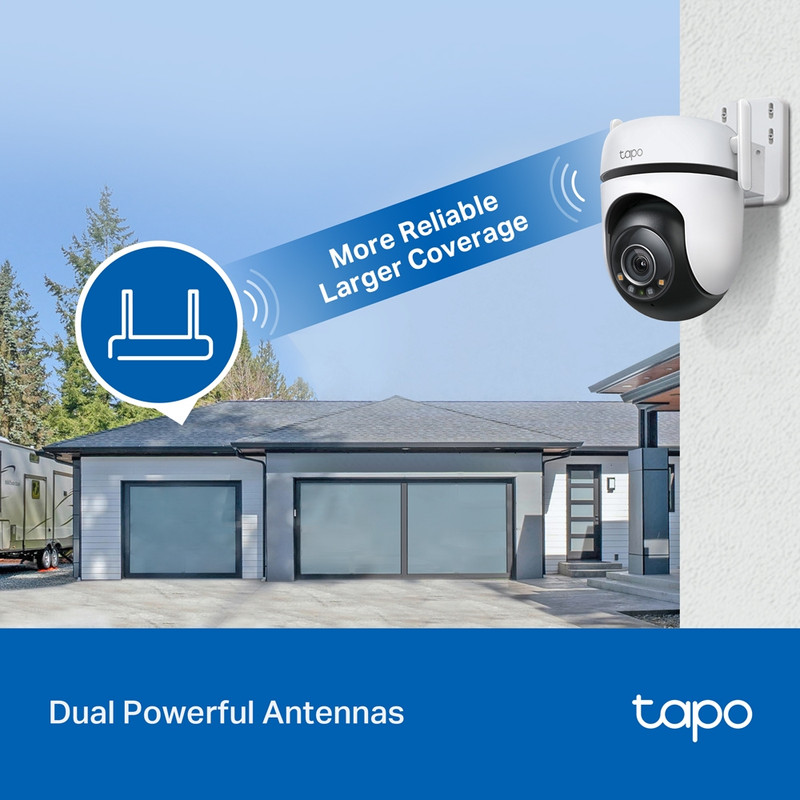 CÁMARA DE SEGURIDAD GIRATORIA PARA EXTERIORES WI-FI 2K QHD TAPO C520WS - 3