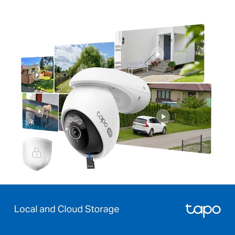 CÁMARA DE SEGURIDAD GIRATORIA PARA EXTERIOR WI-FI 4K 8MP TP-LINK TAPO C560WS BLANCO - 4