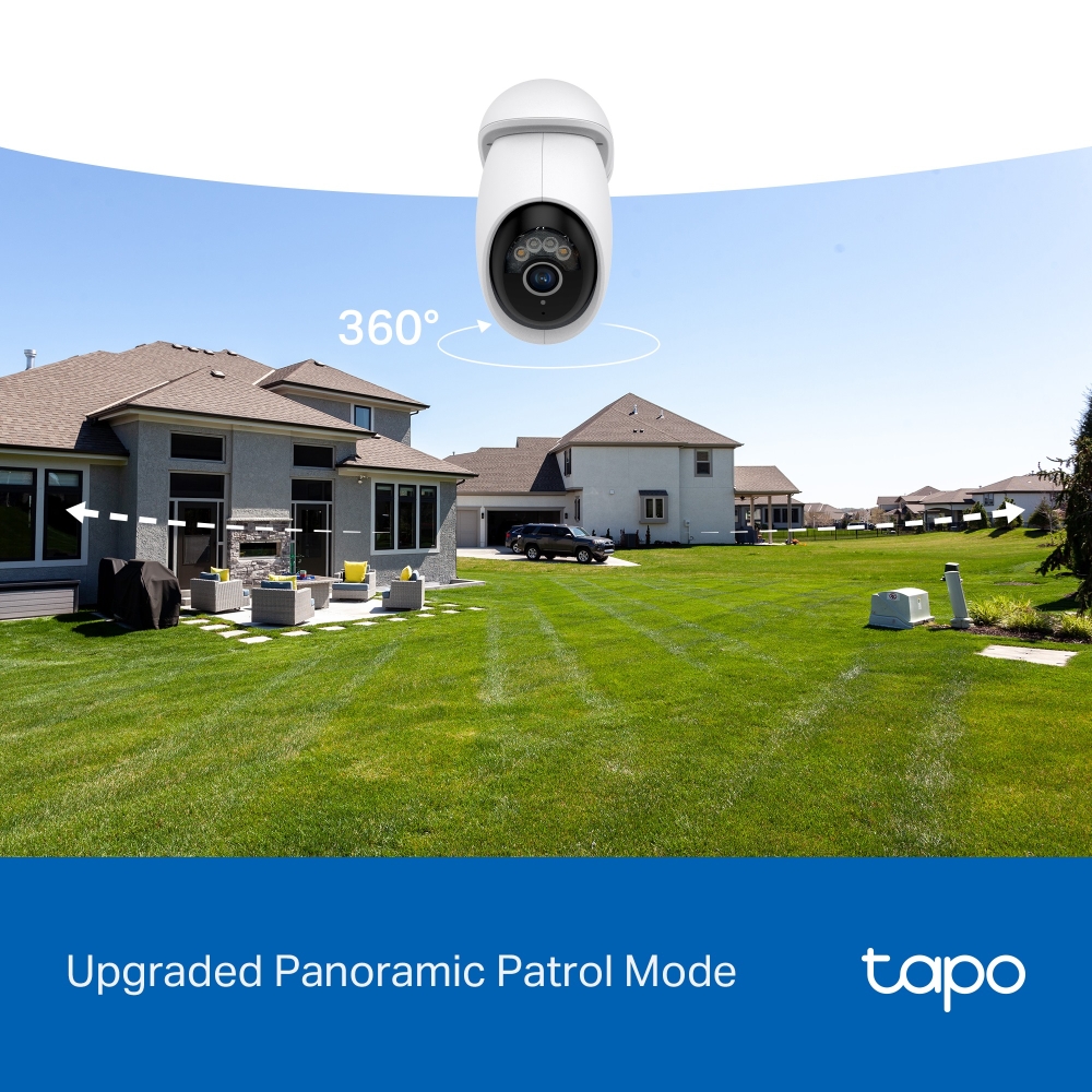 CÁMARA DE SEGURIDAD GIRATORIA PARA EXTERIOR WI-FI 4K 8MP TP-LINK TAPO C560WS BLANCO - 6