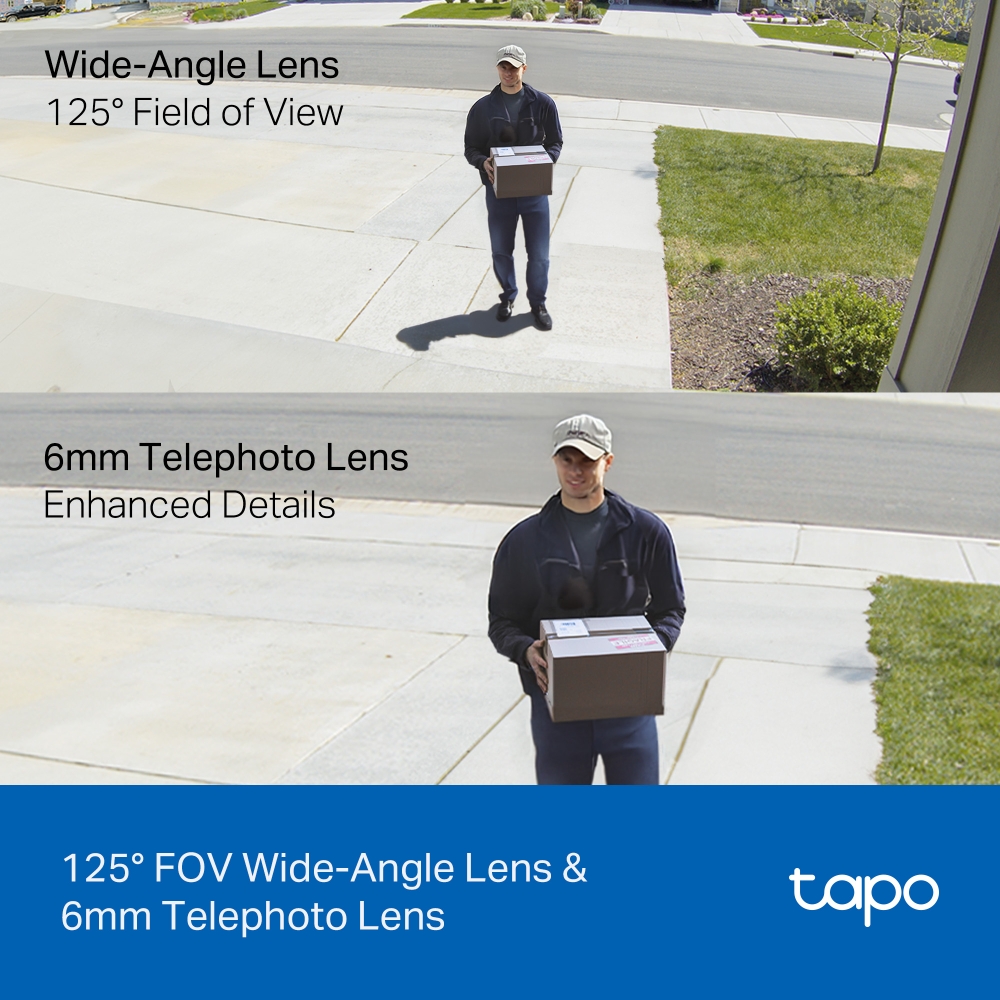 CÁMARA DE SEGURIDAD WI-FI TP-LINK TAPO C246D DOBLE LENTE 2K 3MP PANTILT - 7
