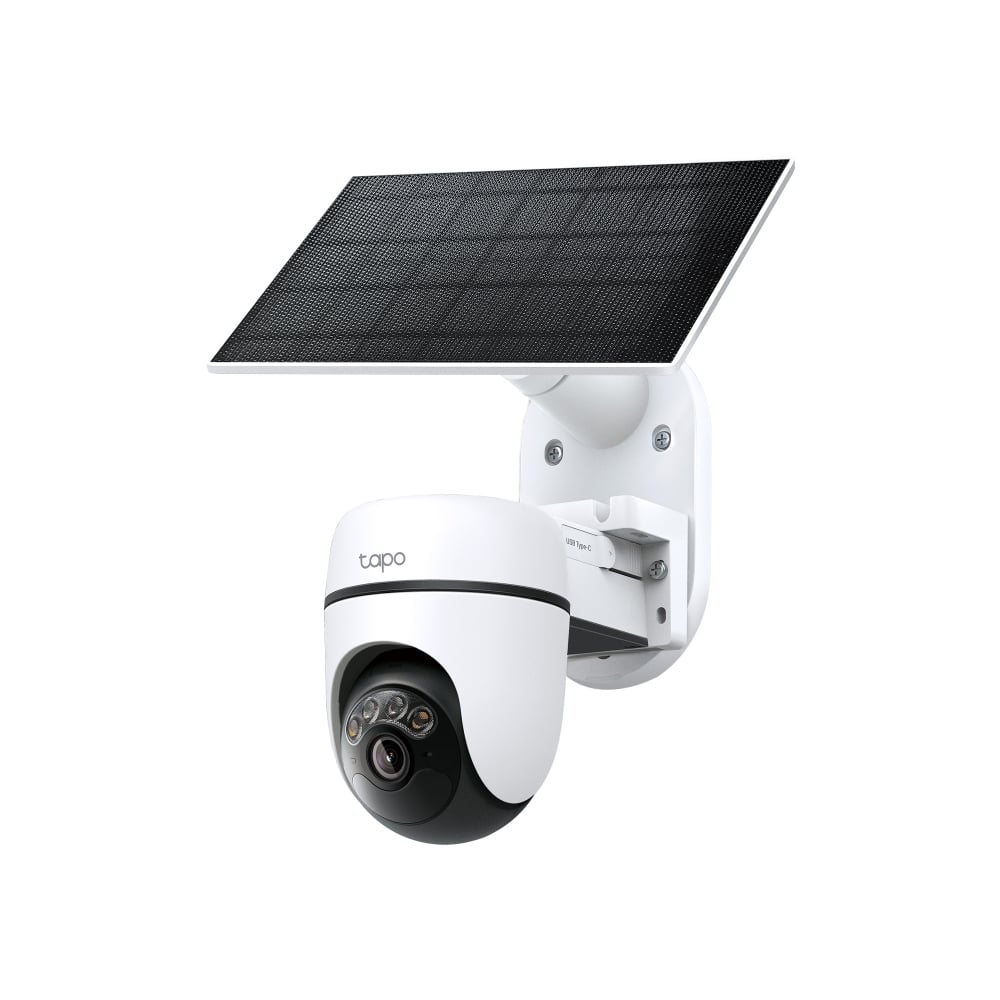KIT CÁMARA DE SEGURIDAD SOLAR GIRATORIA WI-FI TP-LINK TAPO C630 KIT 3K 5MP - 1