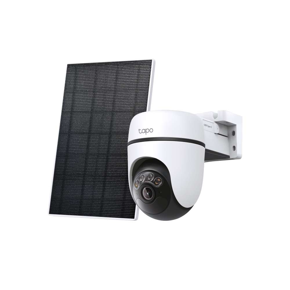 KIT CÁMARA DE SEGURIDAD SOLAR GIRATORIA WI-FI TP-LINK TAPO C630 KIT 3K 5MP - 2