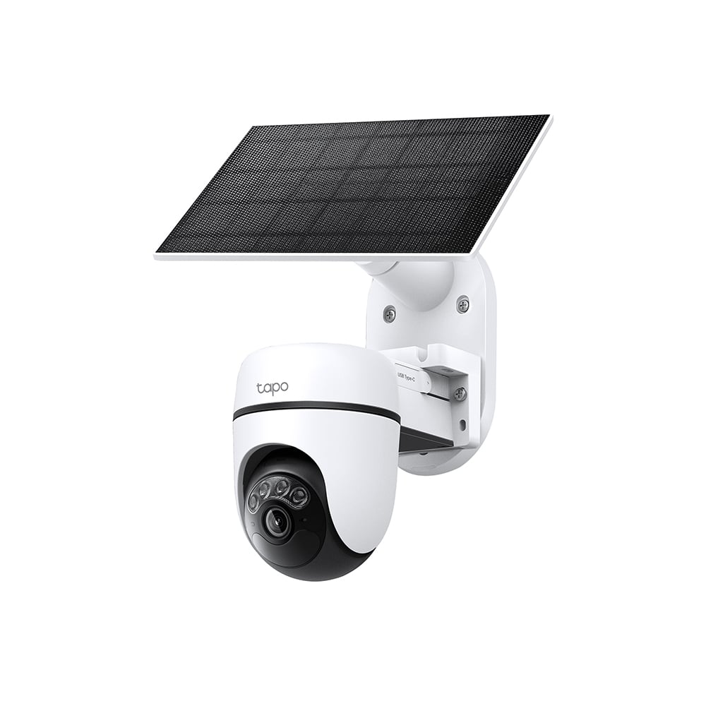KIT CÁMARA DE SEGURIDAD SOLAR GIRATORIA WI-FI TP-LINK TAPO C610 KIT 2K 3MP - 1