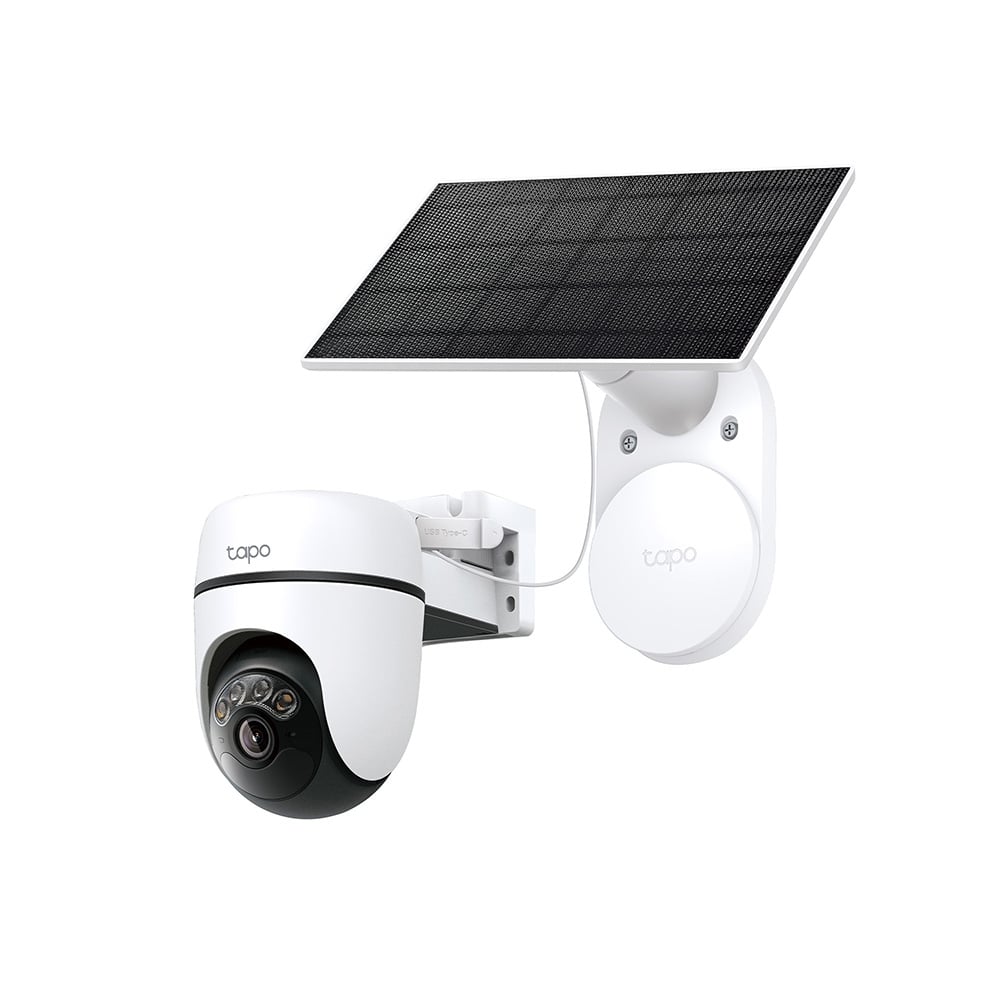 KIT CÁMARA DE SEGURIDAD SOLAR GIRATORIA WI-FI TP-LINK TAPO C610 KIT 2K 3MP - 2