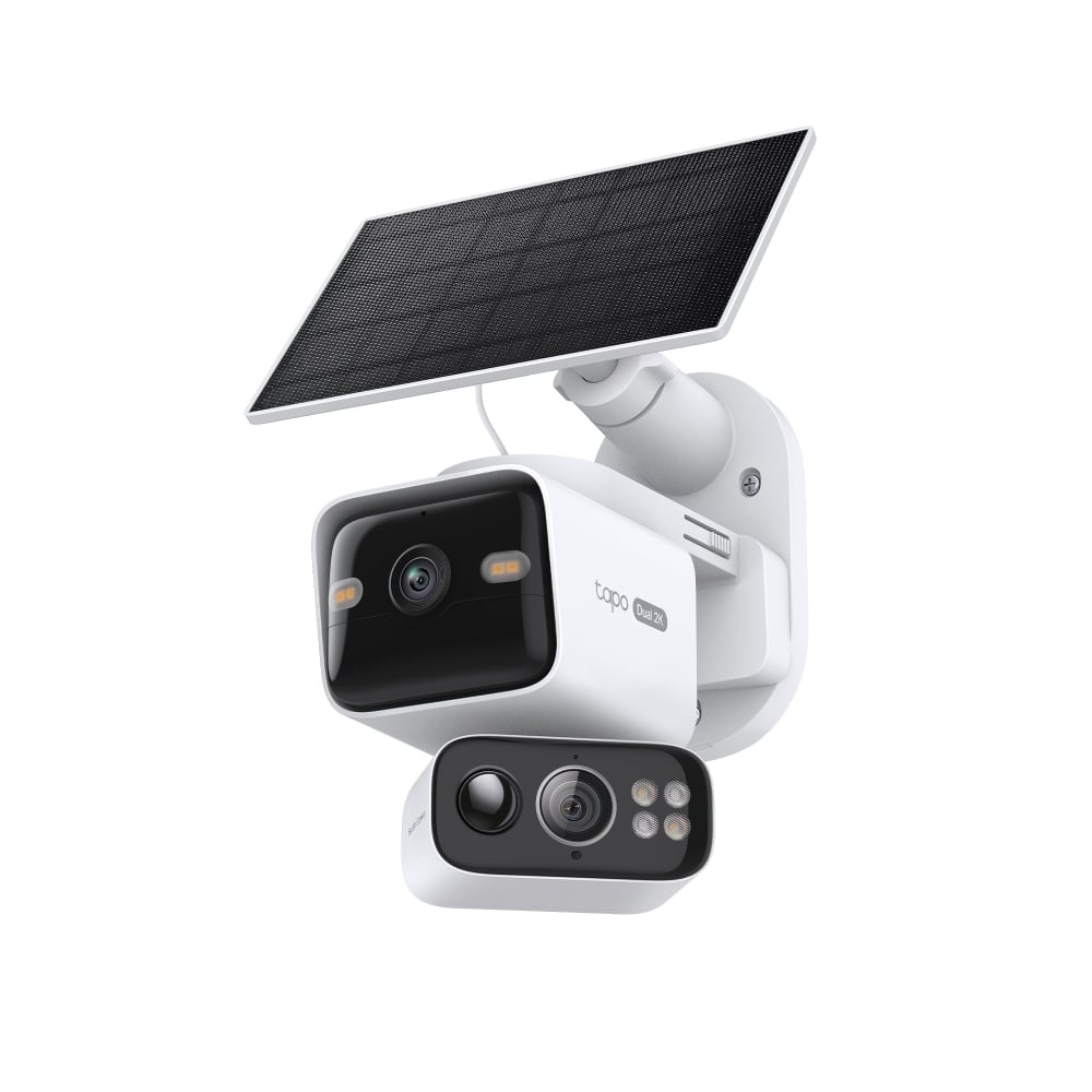 KIT CÁMARA DE SEGURIDAD SOLAR DOBLE LENTE PANTILT TP-LINK TAPO C645D KIT 2K - 1