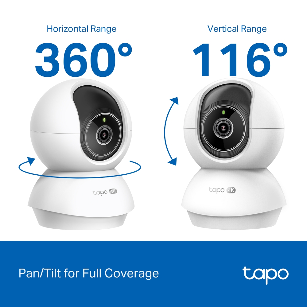 CÁMARA DE SEGURIDAD GIRATORIA WI-FI 4K 8MP TP-LINK TAPO C250 AI AUTO-ZOOM - 4