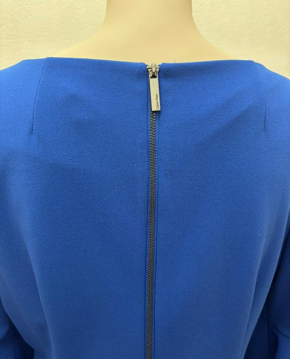 VESTIDO CALVIN KLEIN AZUL - 3