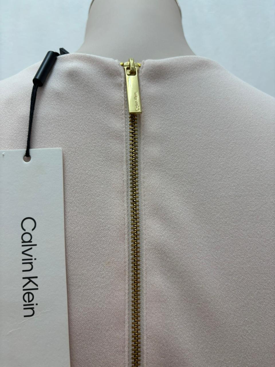 VESTIDO CALVIN KLEIN ROSA CLARO - 4