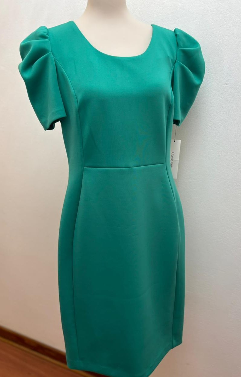 VESTIDO CALVIN KLEIN VERDE - 1